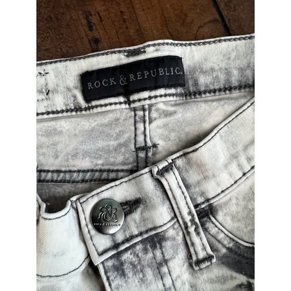 Rock & Republic Kashmiere Jeans 2M Pink Cloud - Picture 5 of 9